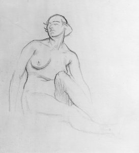 Study of a nude woman